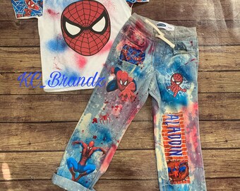 Spider Man Inspired Birthday Outfit - Etsy