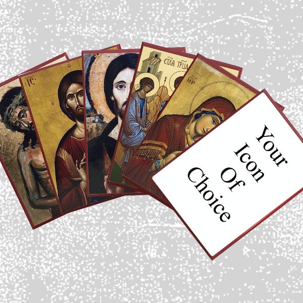 Custom Orthodox Christian Icons - Mounted on Poplar Wood