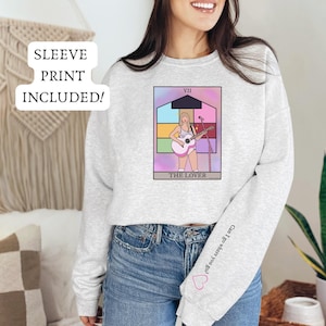Taylor as The Lovers Bluza, Taylor Tarot Card Art, Sweter The Lover House, Subtelne produkty Taylor, Ubrania Witchy