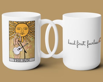 Taylor Mug, Taylor Tarot Card, The Sun Tarot Card, Witchy Mug, Tarot Cards, 15oz Mug