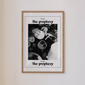 Taylor The Prophecy Print, Witchy Decor, Aesthetic Apartment Wall Art, Subtle Taylor Merch