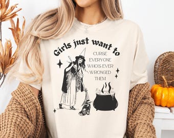 Witchy Feminist Shirt, Burn the Patriarchy, Feminist Shirt, Salem Witch Shirt, Basic Witch, Witch Clothes, Feminist Halloween
