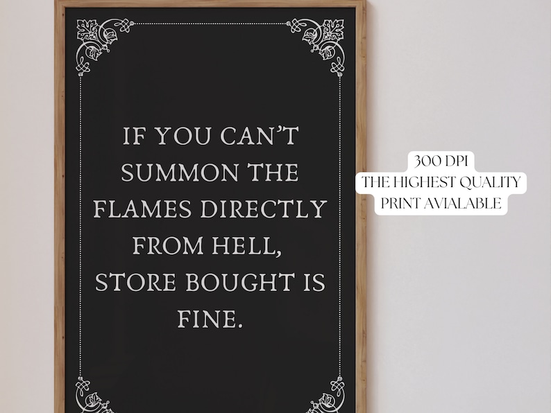 Gothic Decor, Kitchen Wall Art, Witchy Decor, Halloween Decor, Summerween, Coffee Bar Decor, Wiccan Altar Decor, Dark Humor, DIGITAL image 4