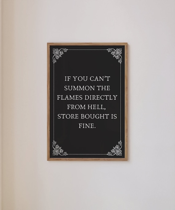 Gothic Decor, Kitchen Wall Art, Witchy Decor, Halloween Decor, Summerween, Coffee Bar Decor, Wiccan Altar Decor, Dark Humor, DIGITAL