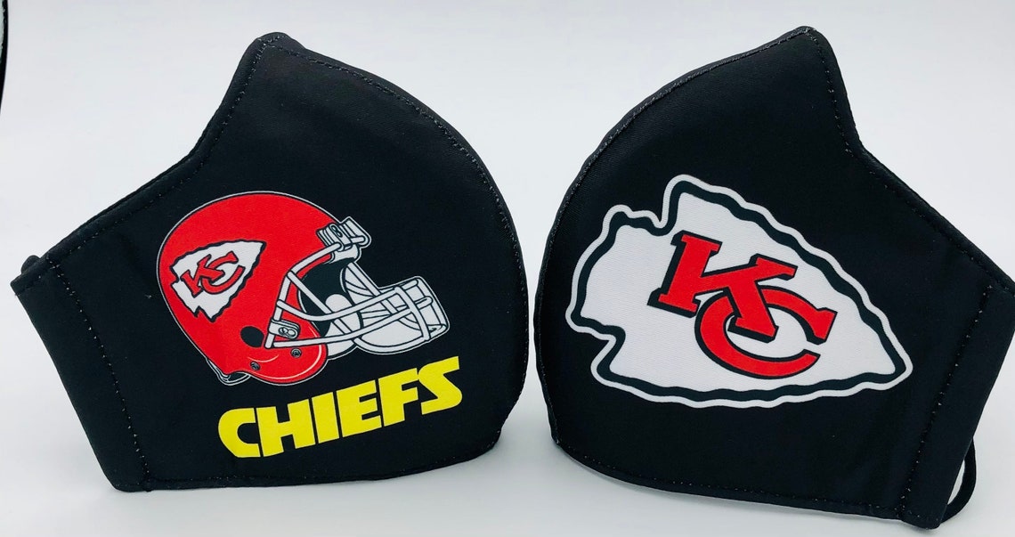 Kansas City Chiefs High Quality Face Mask Kansas City face Etsy