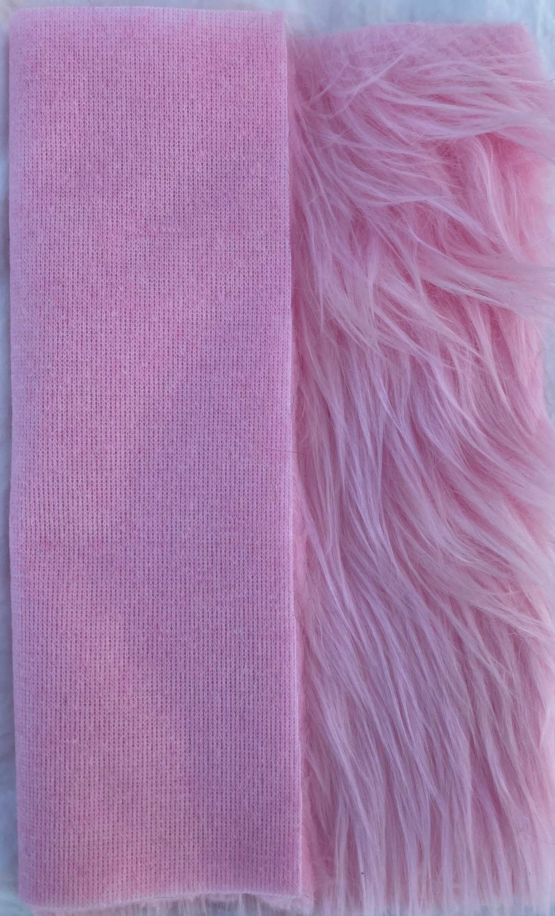 Rose Pink Faux Fur Fabric - Luxury Faux Fur - Fabric Online