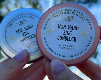 Talg + Nicht-Nano-Zink-Sonnenschutz! Kein Weißstich