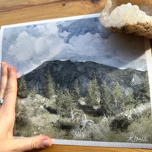 Custom Watercolor Landscape Painting, Custom Landscape Painting from Photo, Custom Landscape Painting, Custom Painting from Picture