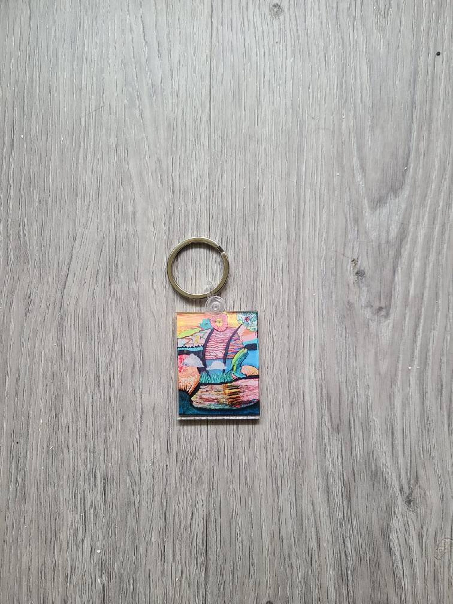 Original Keychains Keychains of Original Painting Prints Etsy