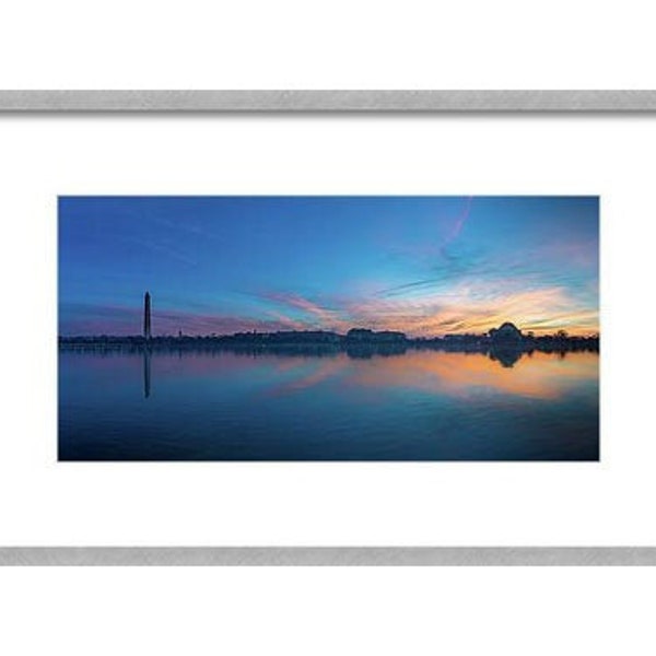 Panoramic Washington DC Photo, Jefferson Memorial Wall Art, Washington Monument Photo, DC Skyline Print, Washington DC Print, Travel Photo