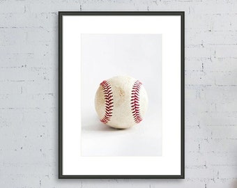 Baseball Fan Gift, Sports Fan Gift, Basement Sports Photo, Baseball Print, Kids Wall Art, Game Room Print, Sports Wall Decor, Baseball Decor