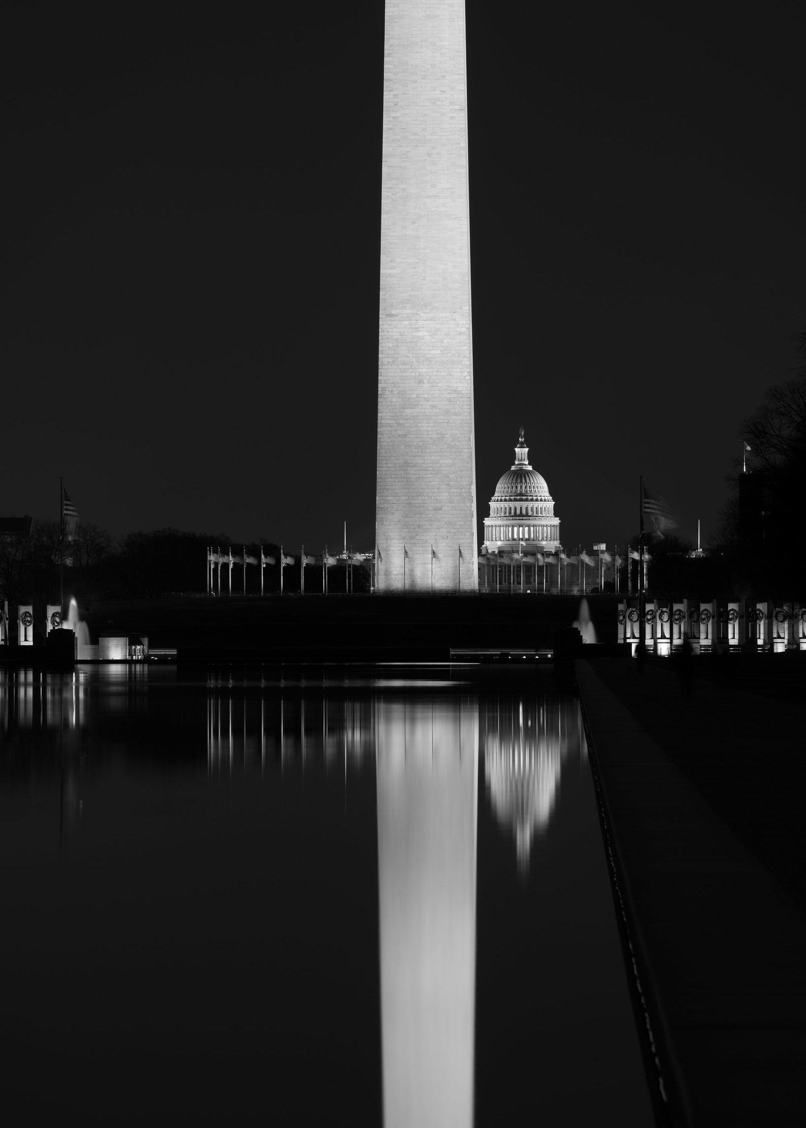 Black White Washington DC Photo Washington Monument Print Etsy