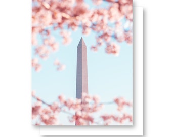 Washington DC Greeting Card Set, Thank You Cards, Cherry Blossom Stationery Set, Cherry Blossom Card Set, Washington DC Card Set