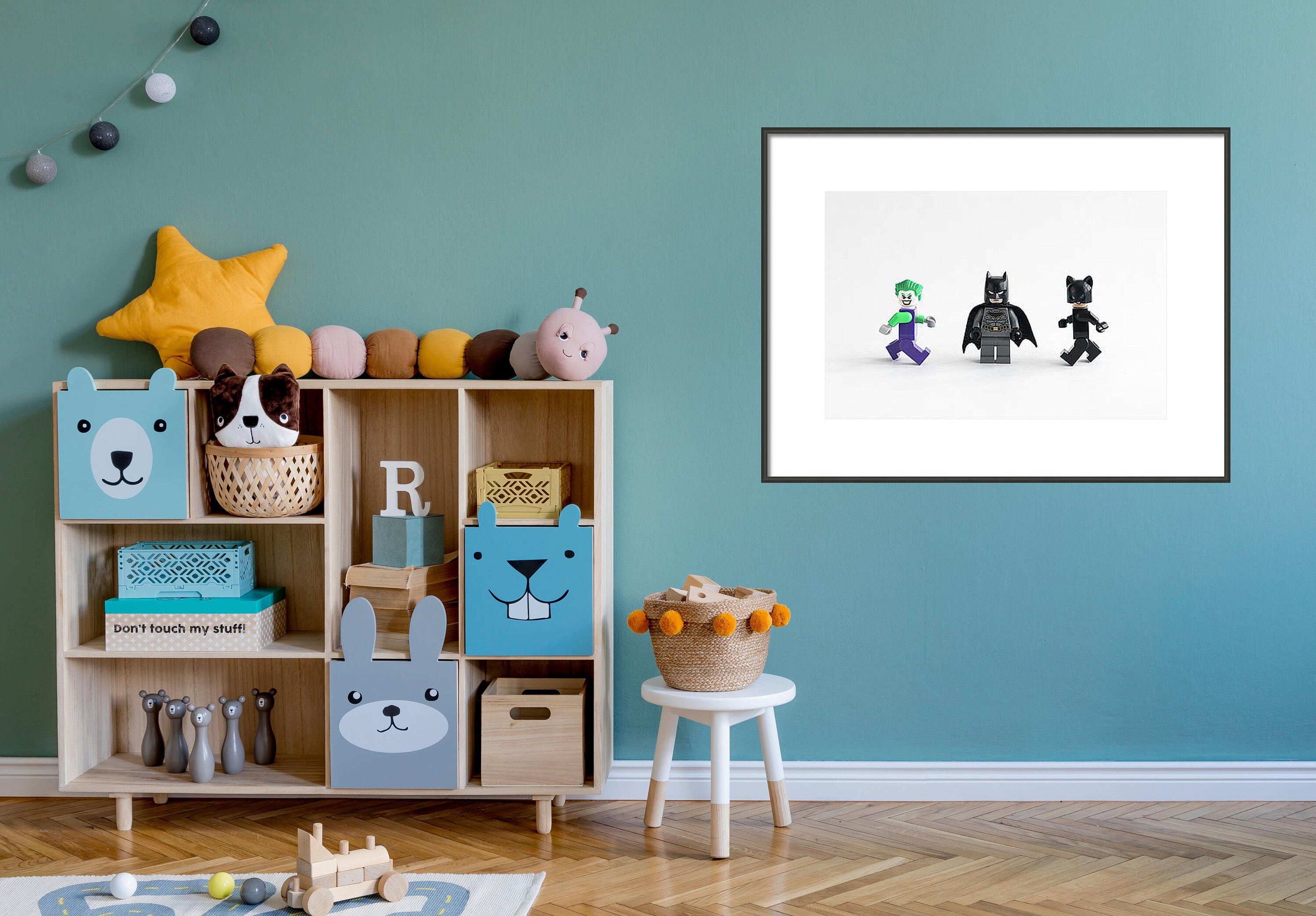 Impresión de Batman decoración de dormitorio de superhéroes | Etsy