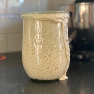 Beginners Sourdough Starter Kits in Weck Jar: Classic or Gluten Free Dehydrated Sourdough Starter Sourdough Starter Mentorship Included image 4