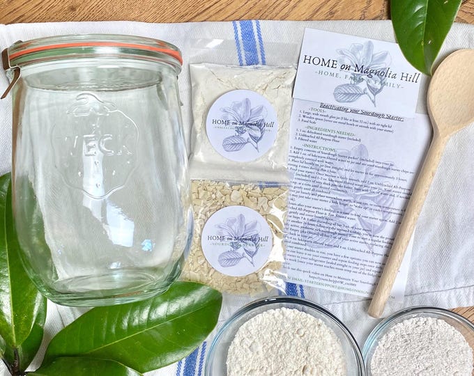 Sourdough Starter Kit with Weck Jar: Heirloom Culture & Mentorship