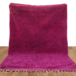 Fuchsia Pink Beniourain Rug, Pink, berber carpet Checker Berber Rugs, Moroccan Area Rug rug Runner rug, Free shipping