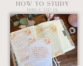 Bible Study Printable Set, Miracles of Jesus, Heroes of Faith, Inductive Study Guide, Christian Journal Insert, Scripture Study PDF
