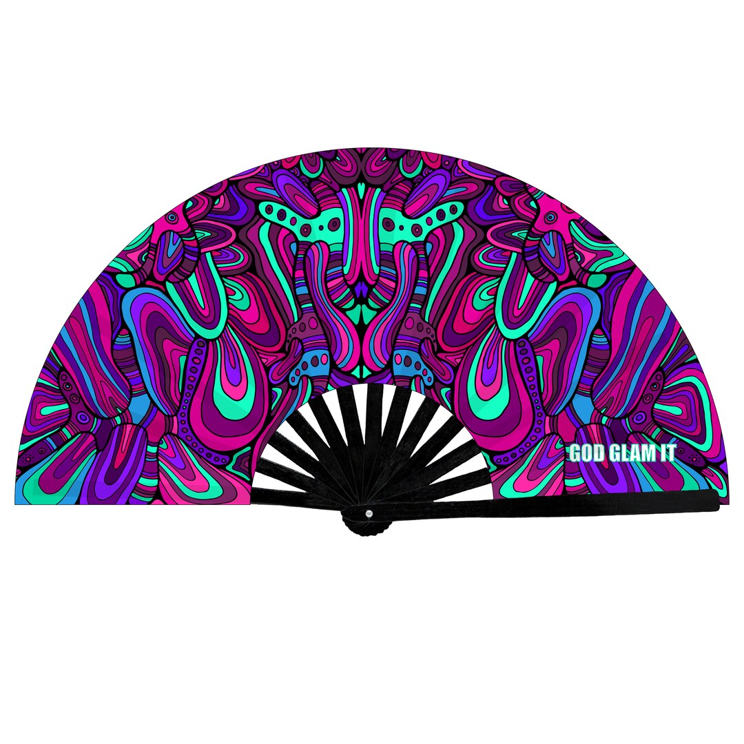 Swirl Hand Fan Etsy