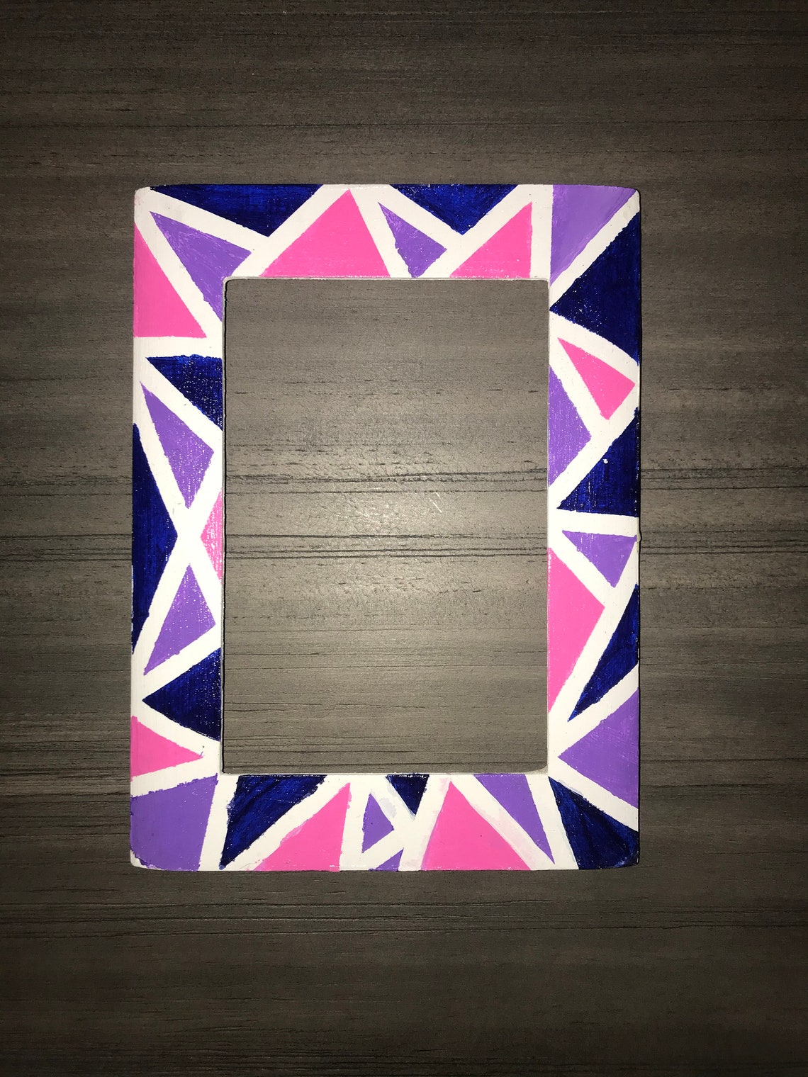 Triangle Picture Frames Etsy