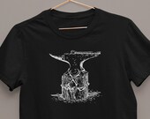 Distressed Vintage Blacksmith Anvil Short-Sleeve T-Shirt