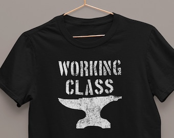 Blacksmith Anvil Working Class Short-Sleeve T-Shirt