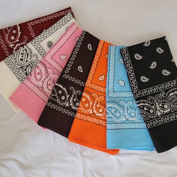 Bandana,100%Cotton.Haarschmuck,Stirnband,Gesichtsbedeckung,