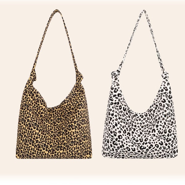 Ecobag, large size bag, Famous for Celebrity eco bag, Leopard print