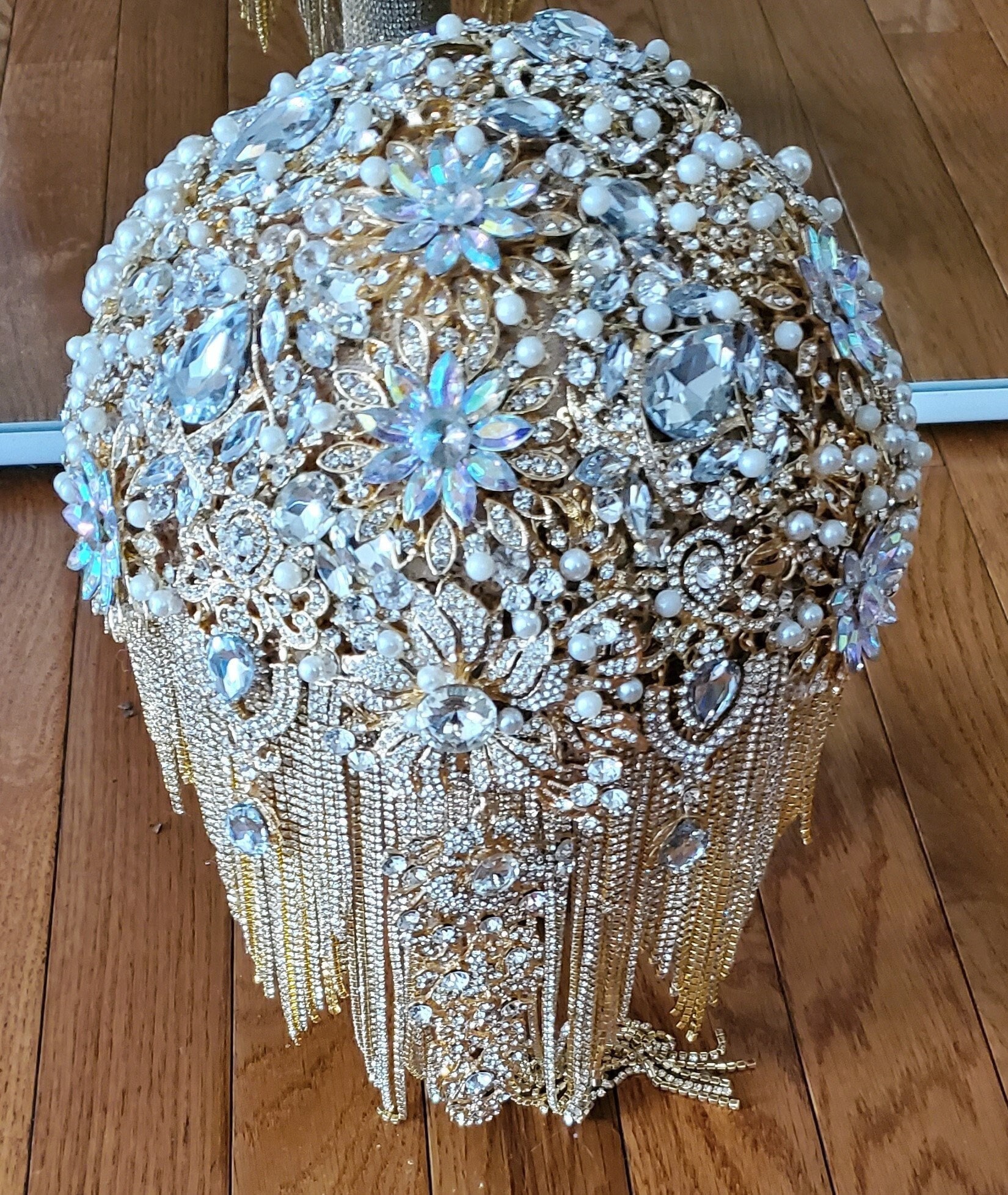 Crystal Brooch Wedding Bouquet