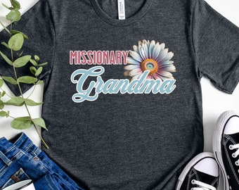 Missionary Grandma Shirt, LDS Missionary Mom T-Shirt, LDS Mom T-Shirt, Mormon Missionary Grandma Gift, Called to Serve