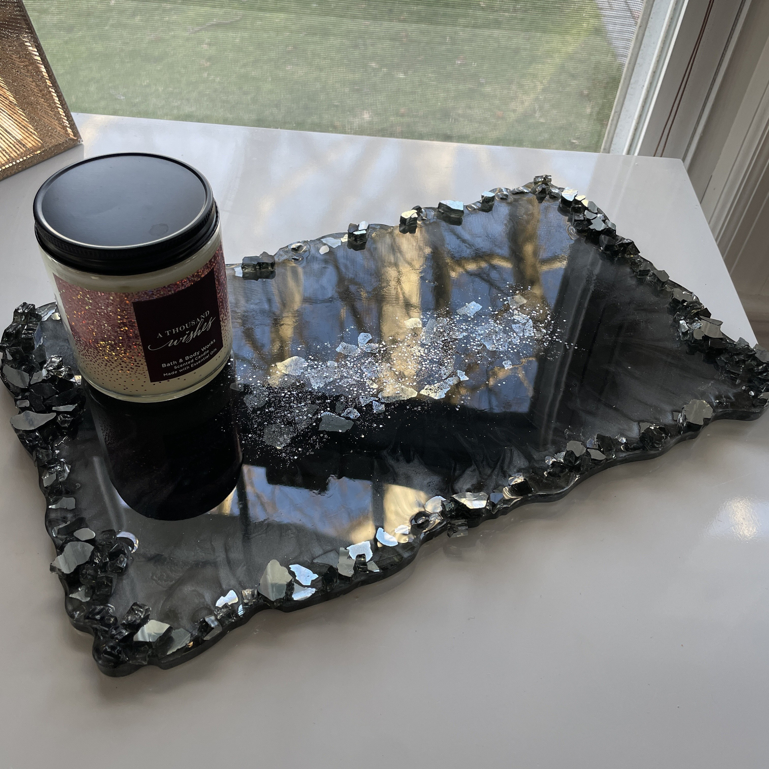 Agate Tray With Handles - Etsy Agate Tray With Handles - Etsy