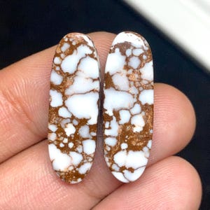 Wild Horse Jasper Pairs For Earrings, 25x8x4mm, Natural Wild Horse Earring Pairs For Boho Style Jewelry, Handmade Gemstone Designer Earrings
