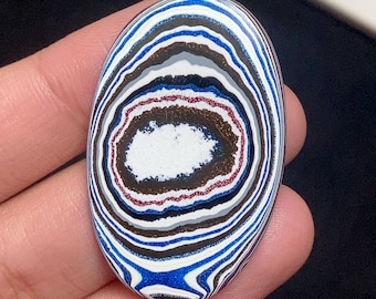 フォーダイト宝石 39x25x3mm、フォーダイト（別名デトロイトアゲート