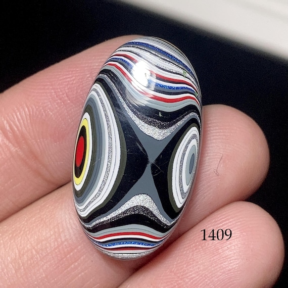 フォーダイト宝石 27x15x5mm、フォーダイト（別名デトロイトアゲート