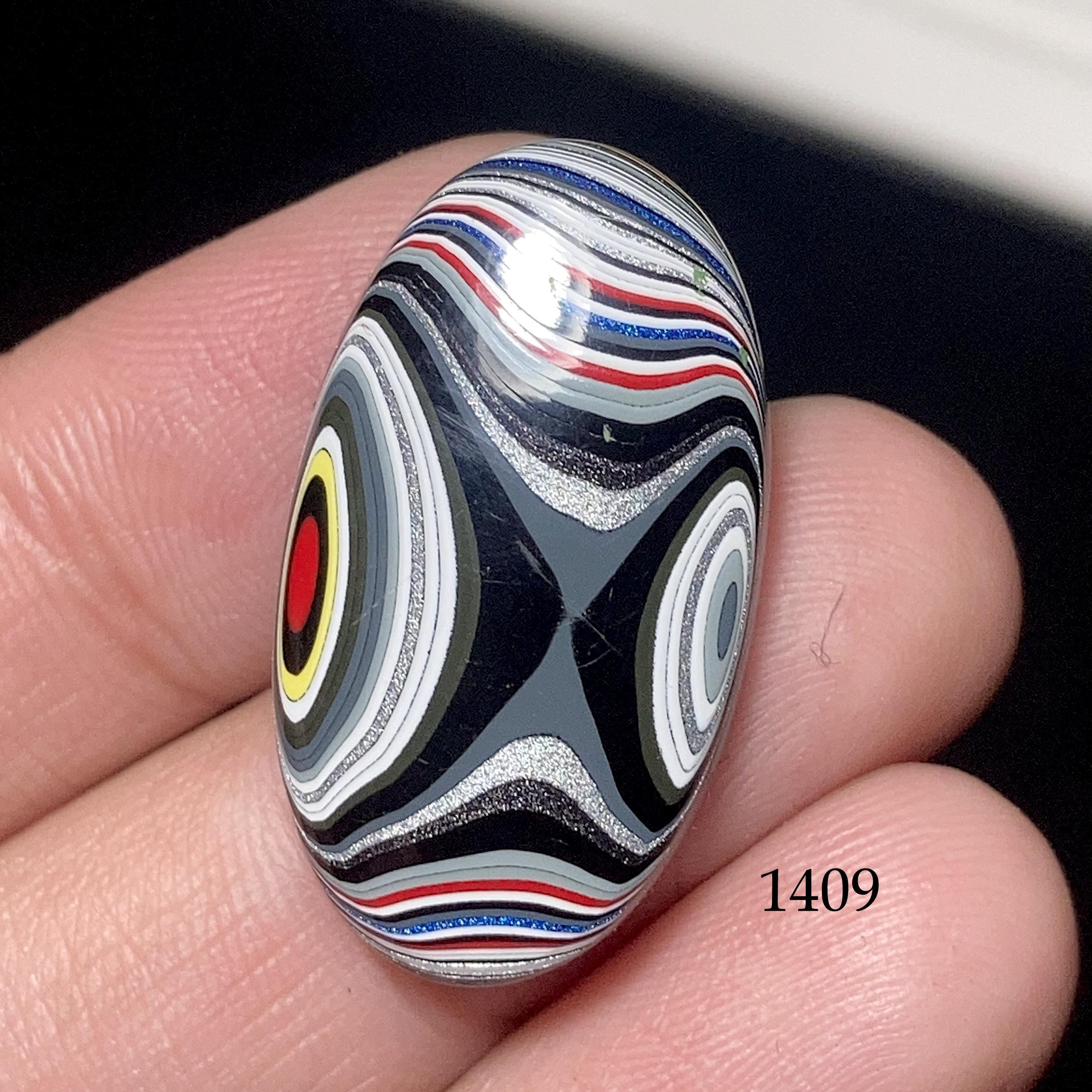 フォーダイト宝石 27x15x5mm、フォーダイト（別名デトロイトアゲート