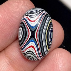 Layard Fordite Gemstone 20x13x5mm, Natural Graffiti Fordite For Jewelry, Top Quality Detroite Agate Gemstone For Boho Style Pendants 605
