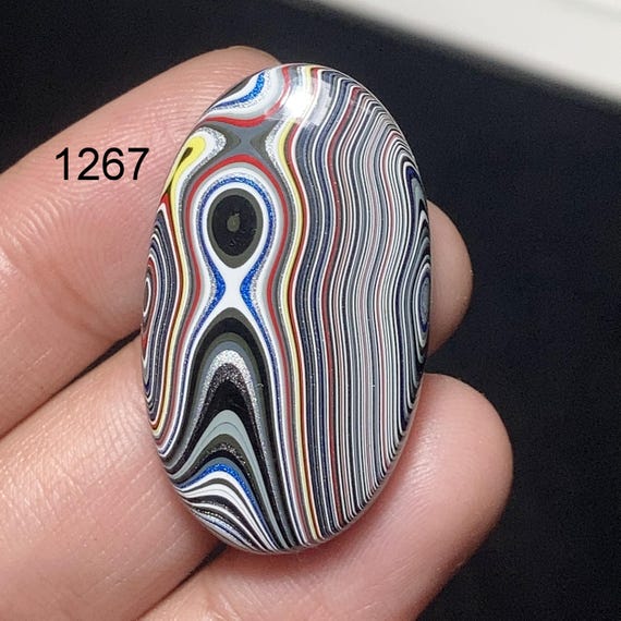 フォーダイト宝石 33x20x6mm、天然デトロイト瑪瑙 16.50カラット