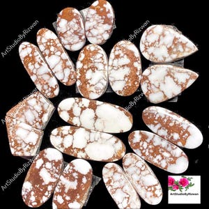 Wild Horse Jasper Pairs Cabochon For Earrings, Wholesale Lot By Weight With Different Shape & Sizes Used For Jewelry Making, Jasper Earring