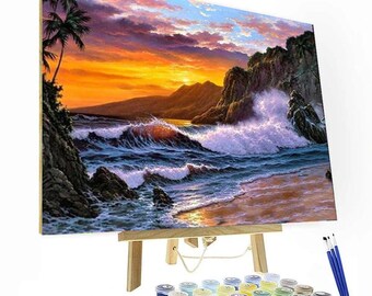 Paint By Numbers Kit Etsy