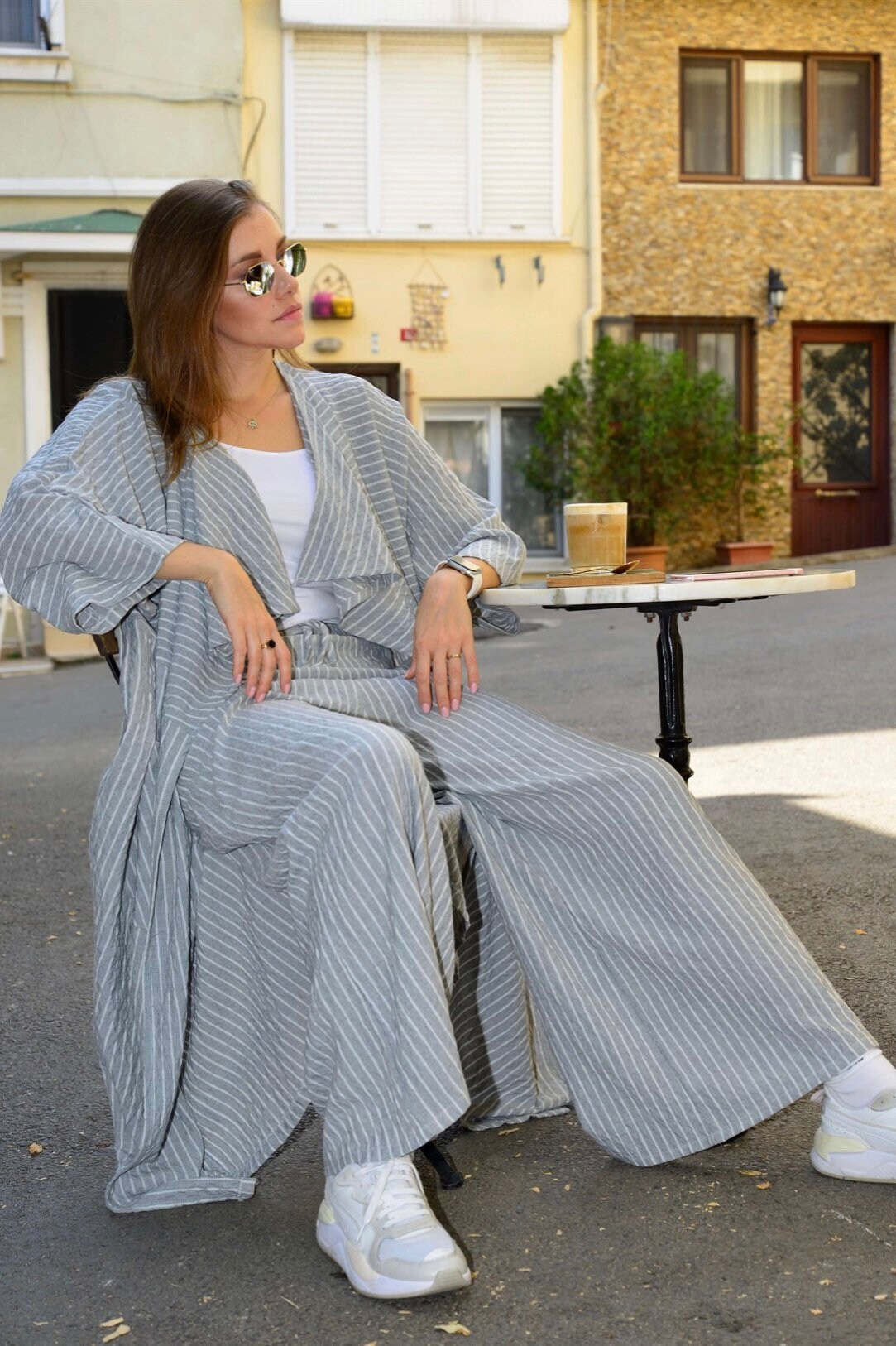 Boho Jacket and Pants, Kimono Casual Wear, Loose Clothing Boho Jacket and Pants, Kimono Casual Wear, Loose Clothing