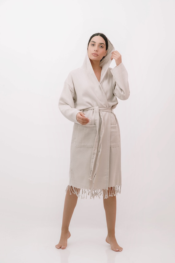 waffle knit dressing gown Waffle Knit Robes for Women & Men