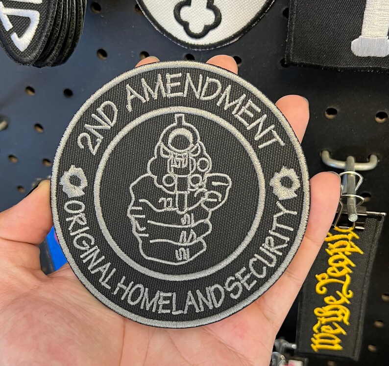 2 Amendment Patch 2nd Amendment Patch, Home Security Hook & Loop, 4-inch - Etsy