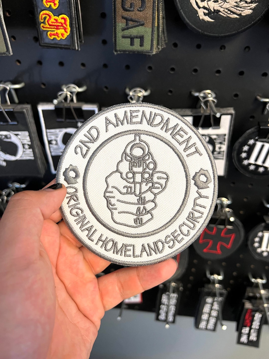 2 Amendment Patch 2nd Amendment Patch, Hook and Loop or Iron-on, USA Made - Etsy