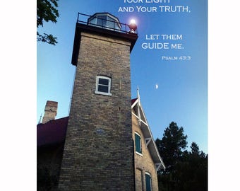Eagle Bluff Light - Psalm 43, Door County, Wisconsin