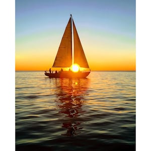 Sunset Sail, Door County, Wisconsin