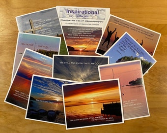 Inspirational Photo Note Card Collection - Set mit 10 Karten