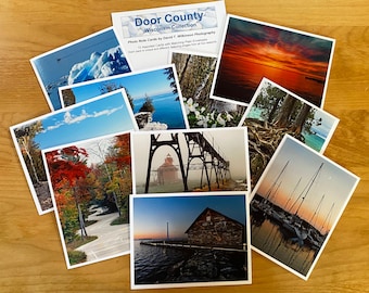 Door County Photo Note Card Collection - Sortiertes Set mit 10 Karten