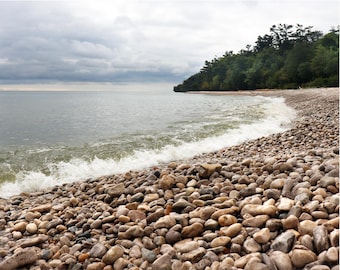 Serene Pebble Beach, Door County, Wisconsin