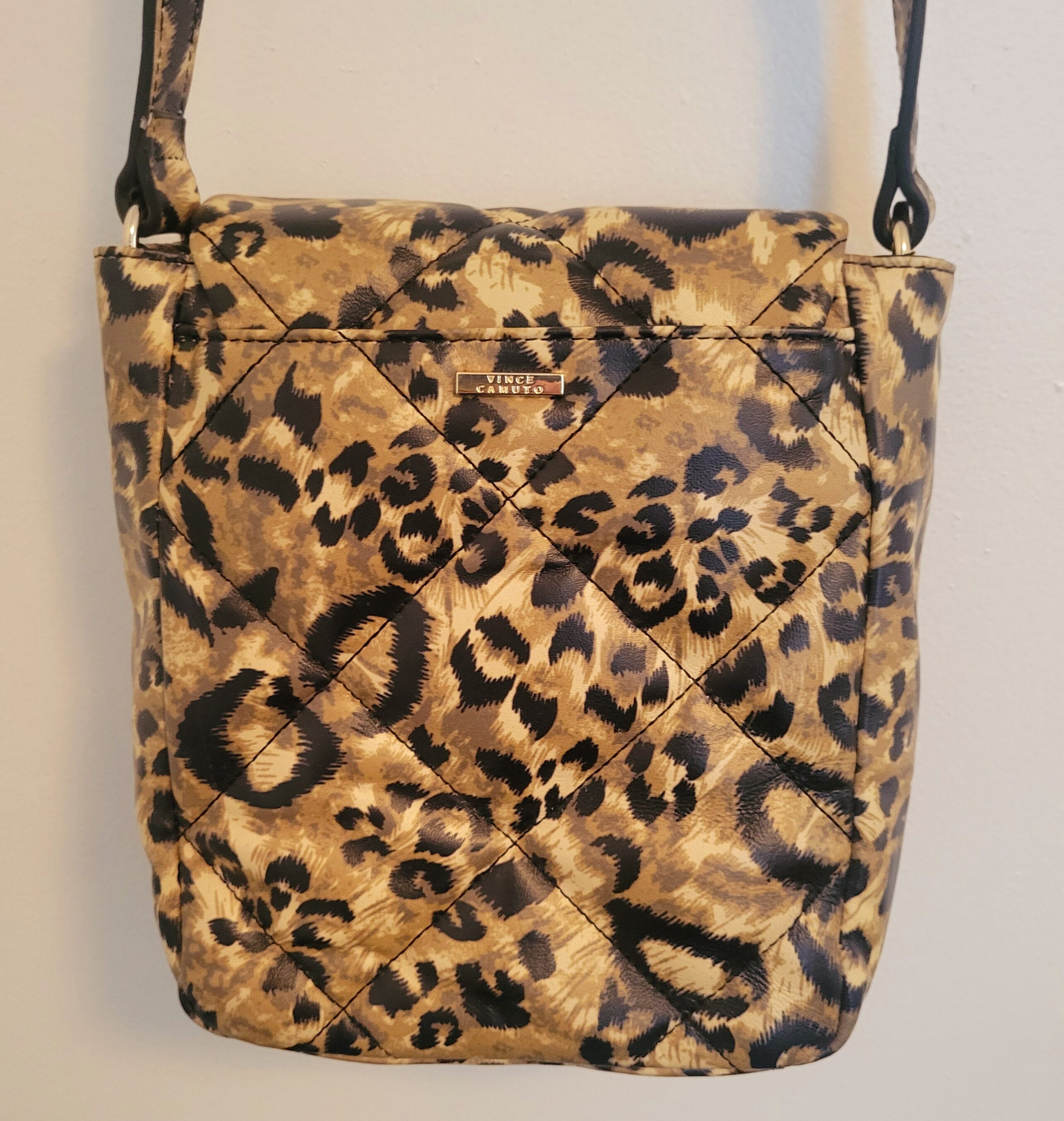 Vince camuto leopard luggage hotsell
