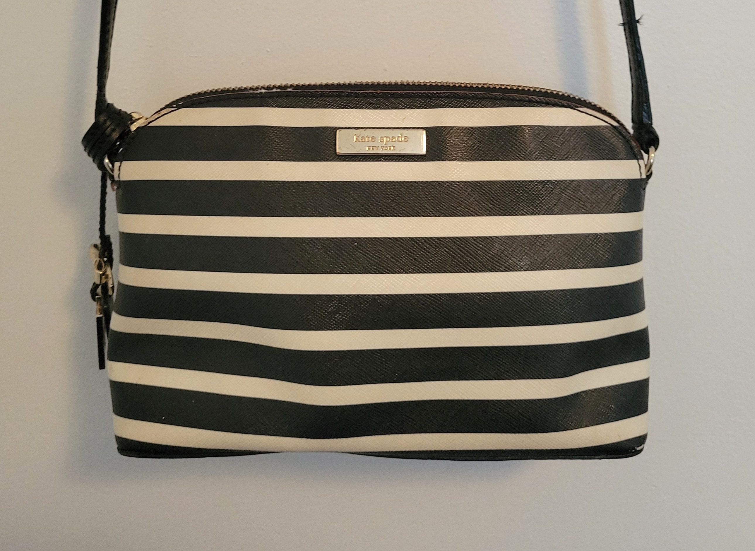 Kate Spade Black White Striped Stunner